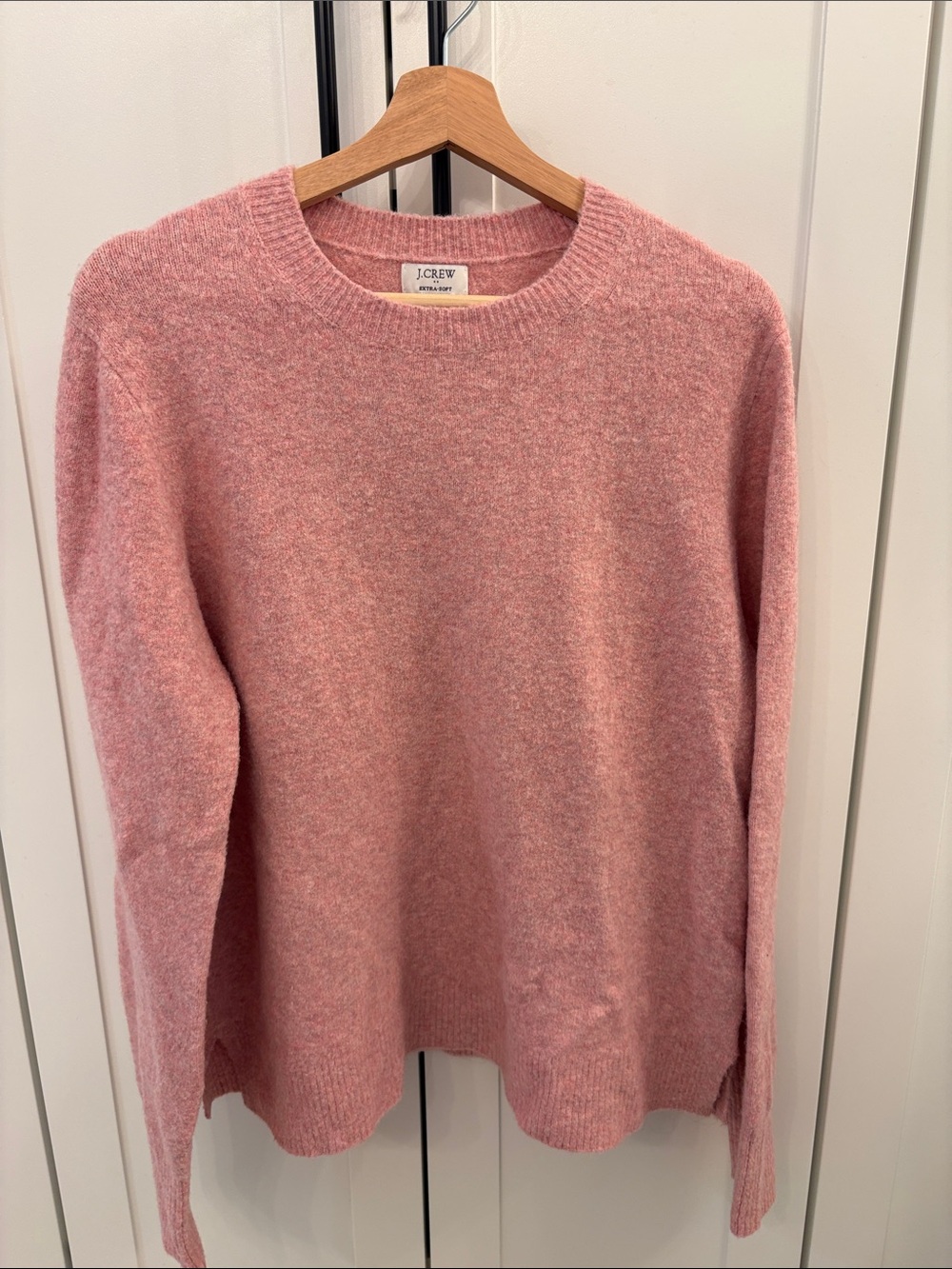 J. Crew Dusty Rose Crewneck Pullover